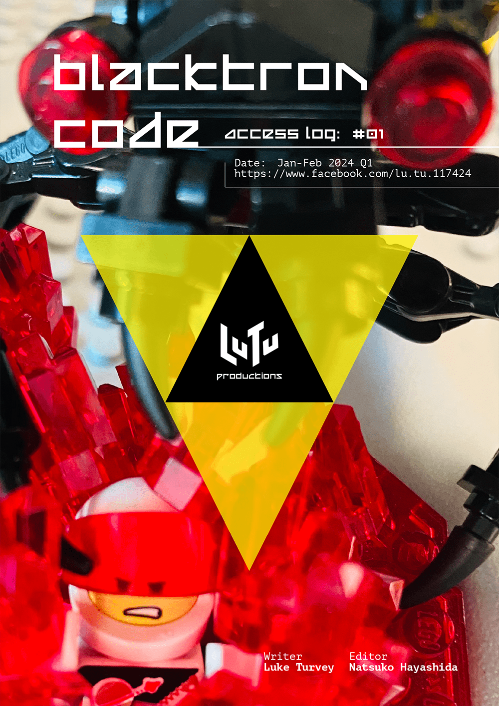 magazine cover LEGO Blacktron