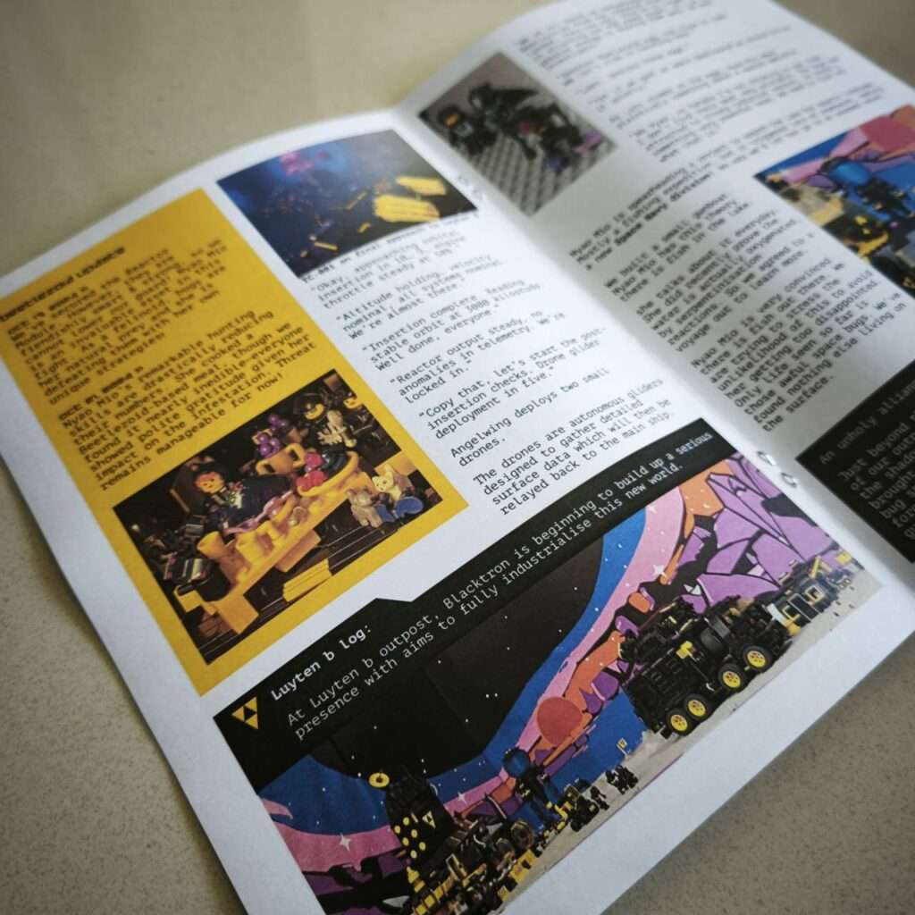 Blacktron Code Access Log #2 print out magazine